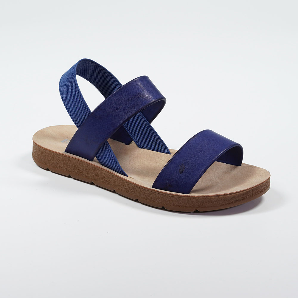 Yidaxing-Rubber-Band-Back-Strap-Vintage-Brushed-PU-Leather-Classic-Sandals-WS3905D-2-blue