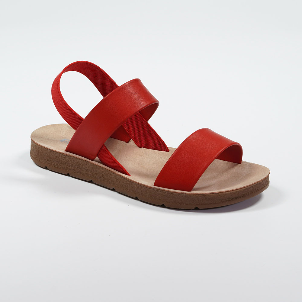 Yidaxing-Rubber-Band-Back-Strap-Vintage-Brushed-PU-Leather-Classic-Sandals-WS3905D-2-red