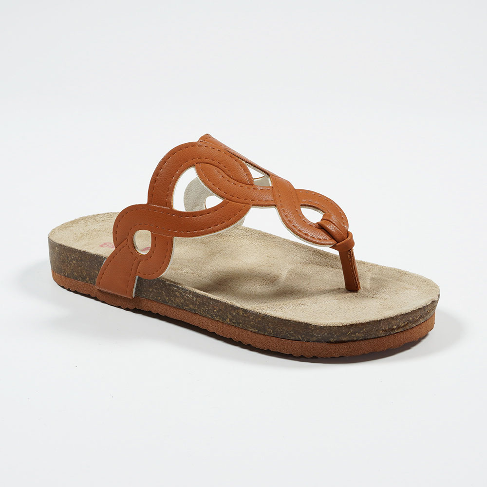 Fashion-Woman-Leathe-Stylish-Flip-flops-Soft-High-Elasticity-Cork-Outsole-YDX007AR-2-brown