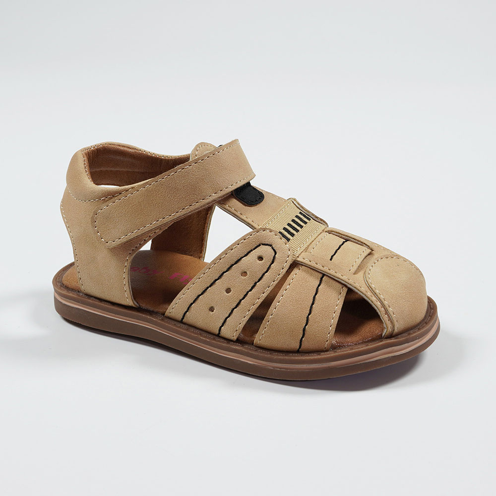 Classic-Children-Breatheable-Long-Velcro-Caged-Sandals-YDX0565C-5-tan