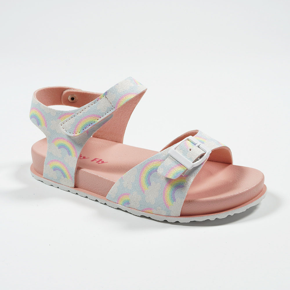 Yidaxing-Cartoon-Starry-Sky-Rainbow-Spotted-Pattern-Glitter-Sandals-for-Children-YDX539B-4-pink