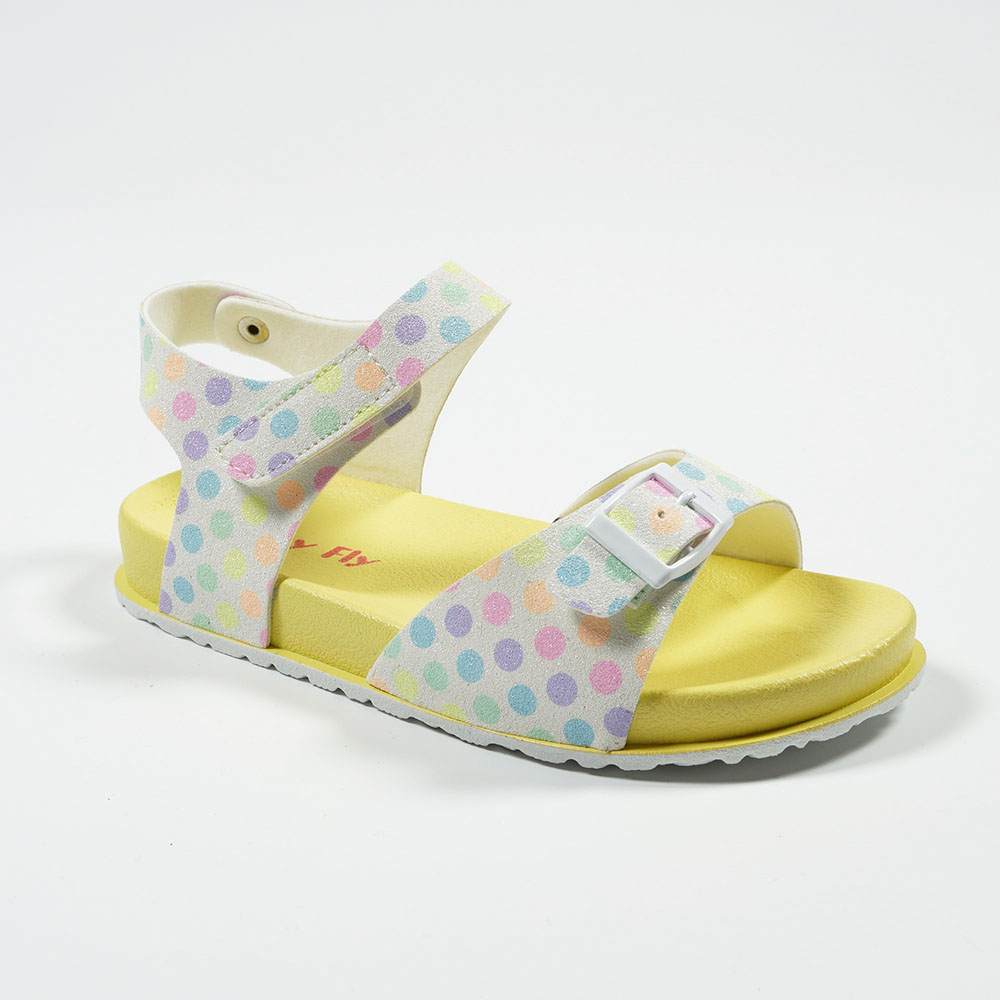 Yidaxing-Cartoon-Starry-Sky-Rainbow-Spotted-Pattern-Glitter-Sandals-for-Children-YDX539B-4-yellow