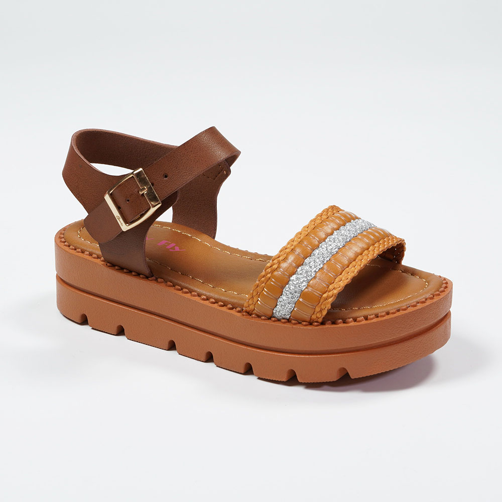 Nikoofly-Exquisite-Woven-Band-PU-Glitter-Casual-Platform-Girls-Sandals-YDXZ385A-2-brown