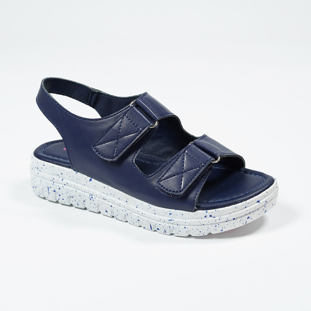 Nikoofly-Soft-Comfortable-Mid-sole-Velcro-Stylish-Sports-Style-Sandals for-Girls-YDXZ395B-4-navy