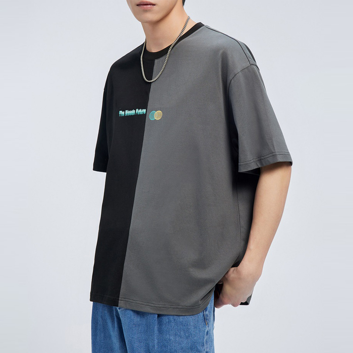 colorblock oversized t shirt (3)