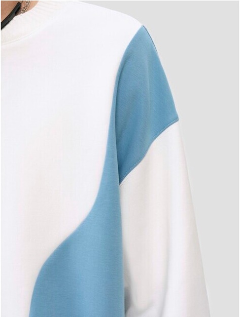 neoprene colorblock sweatshirt unisex (4)