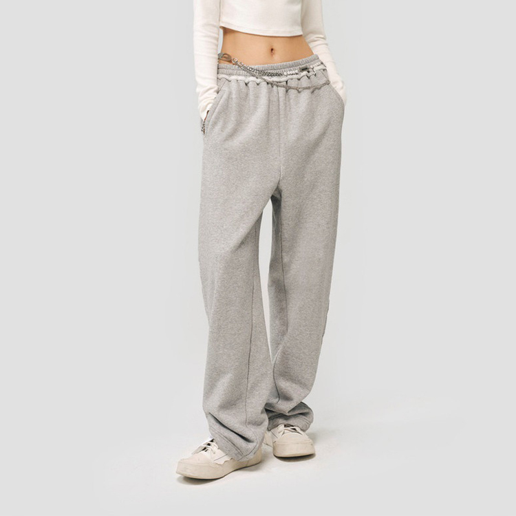 unisex raw cut sweatpants (1)