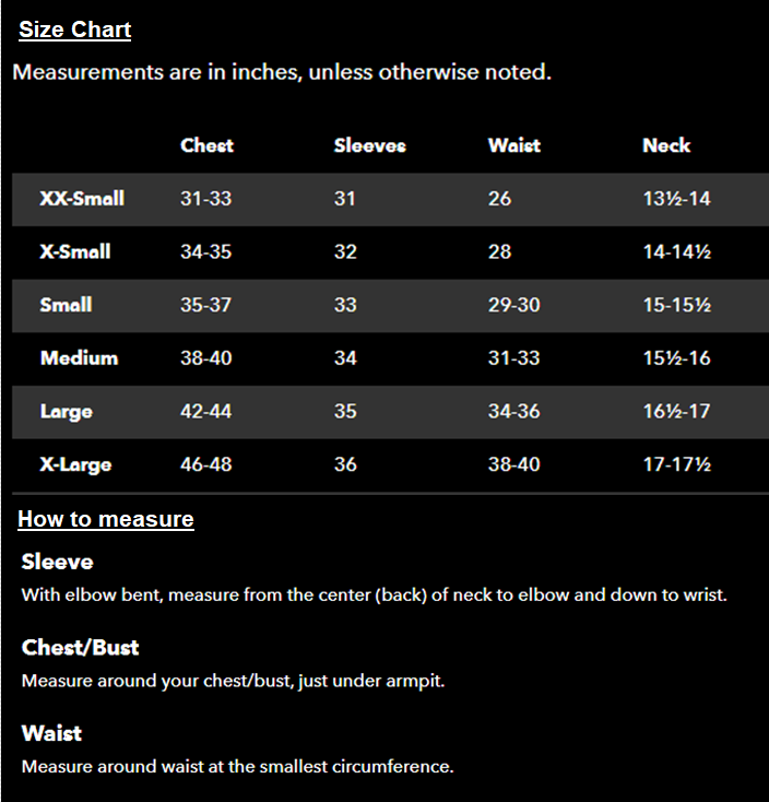 Size Guide