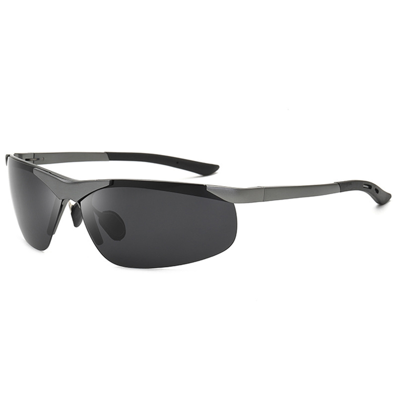 Color polarized men's cycling sunglasses