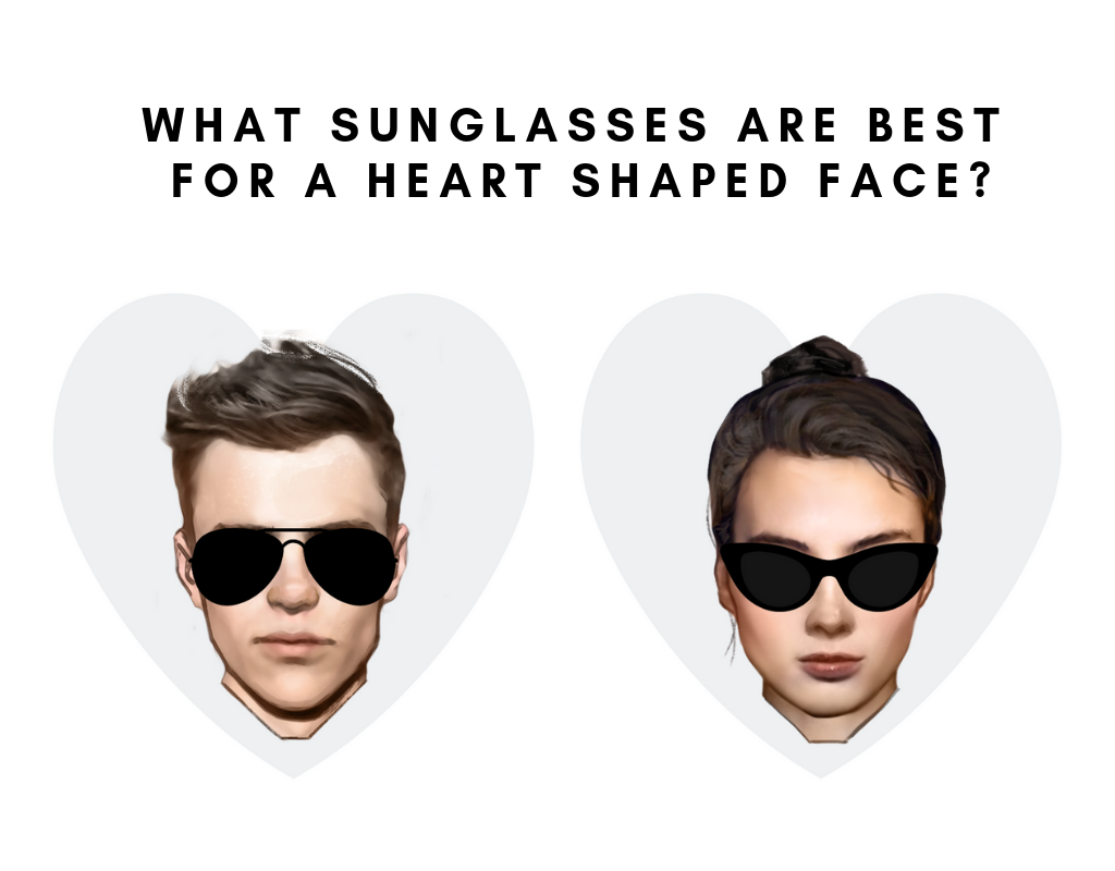 Sunglasses for heart-shaped faces - All About Vision