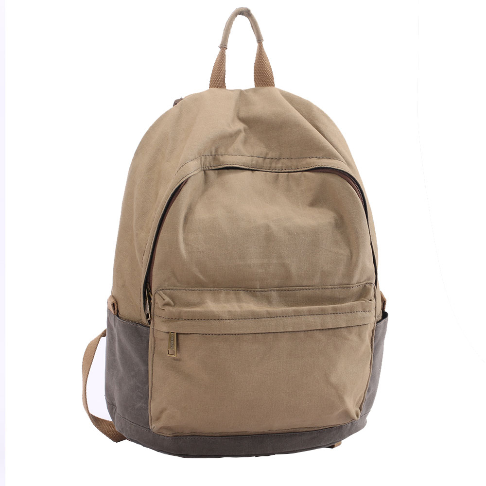 Factory-direct: 2022 Soft Canvas College Backpacks Wholesale