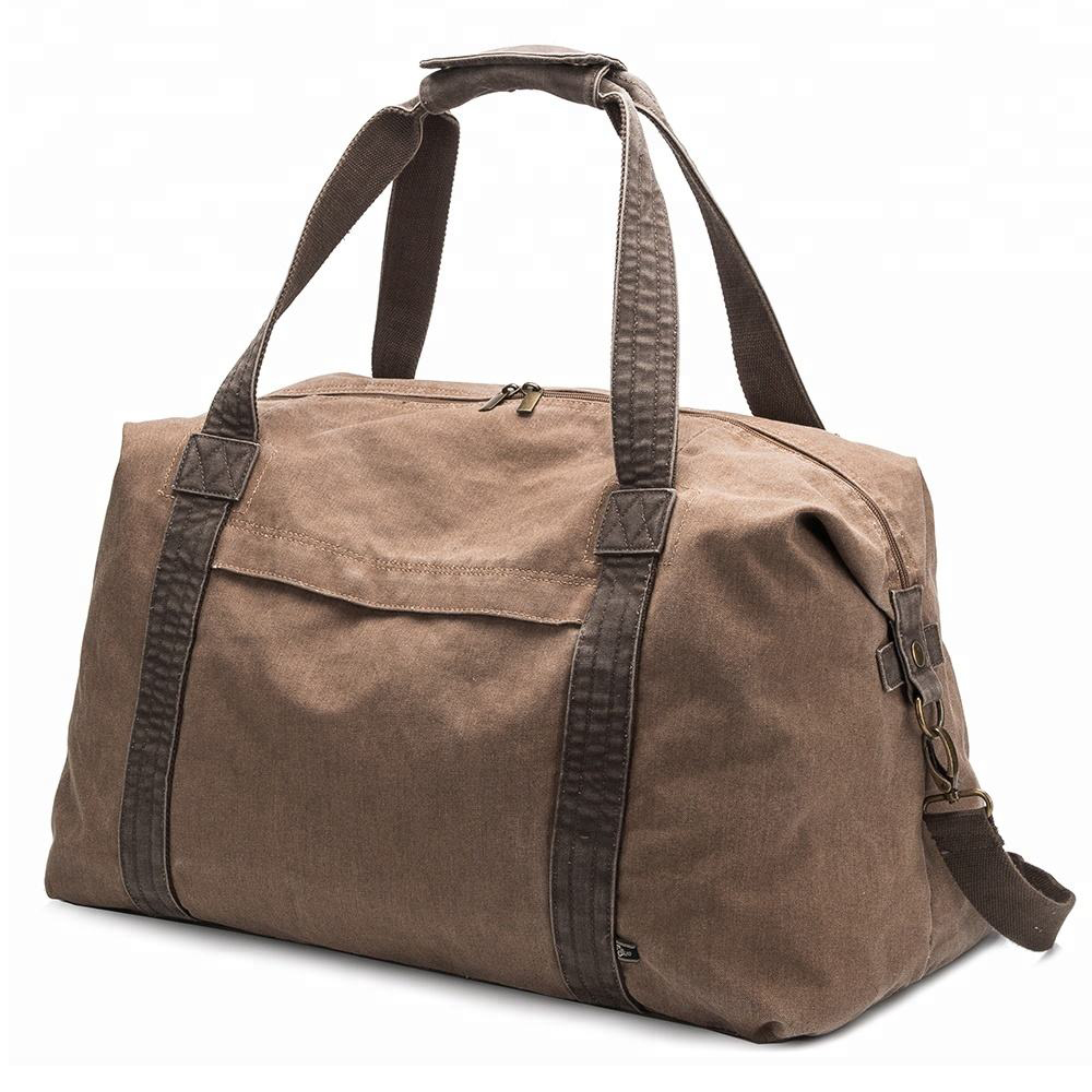 Yoson Vintage canvas duffel bag weekender tote bag <a href='/canvas-travel-bag/'>canvas travel bag</a>