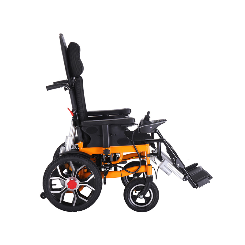 Factory-Made YHW-001D: Automatic Reclining Wheelchair with High Backrest