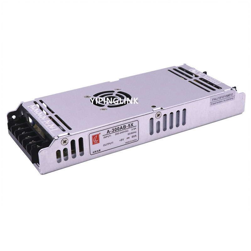 Factory Direct: CZCL A-300AB-5 LED Power Supply | 5V 60A 300W Wholesale with Slim Display - Order Now!