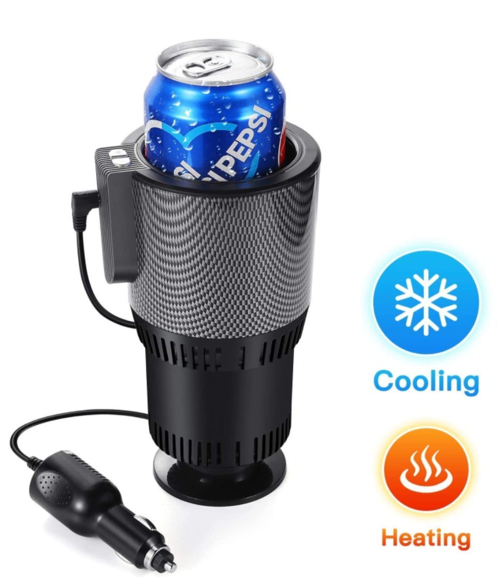 Car Cup Holder Drink Cooler & Warmer | DudeIWantThat.com