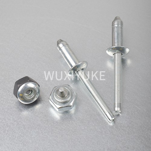 Steel structural blind rivet hemlock type