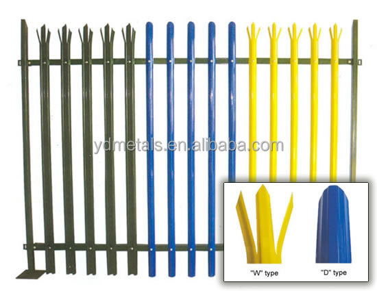 Get high-quality British Standard Palisade Fence with Curved Top from the Manufacturer - Order Now!