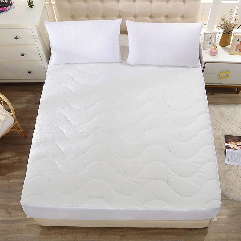 Premium Cooling Tencel Mattress Pad Cover - Luxuriously Quilted, Modern Design | Factory Direct