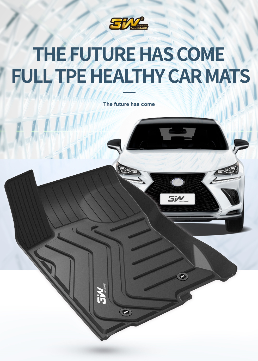 TPE Car Mat For LEXUS4