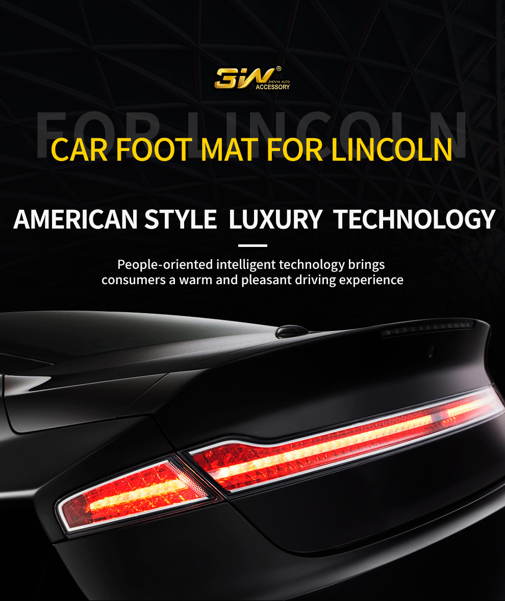 TPE car mat for Lincoln1