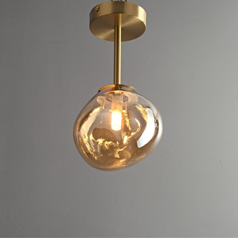 Factory-Made Crystal Pendant Lighting: Elegant Glass <a href='/aisle-light/'>Aisle Light</a> Ball