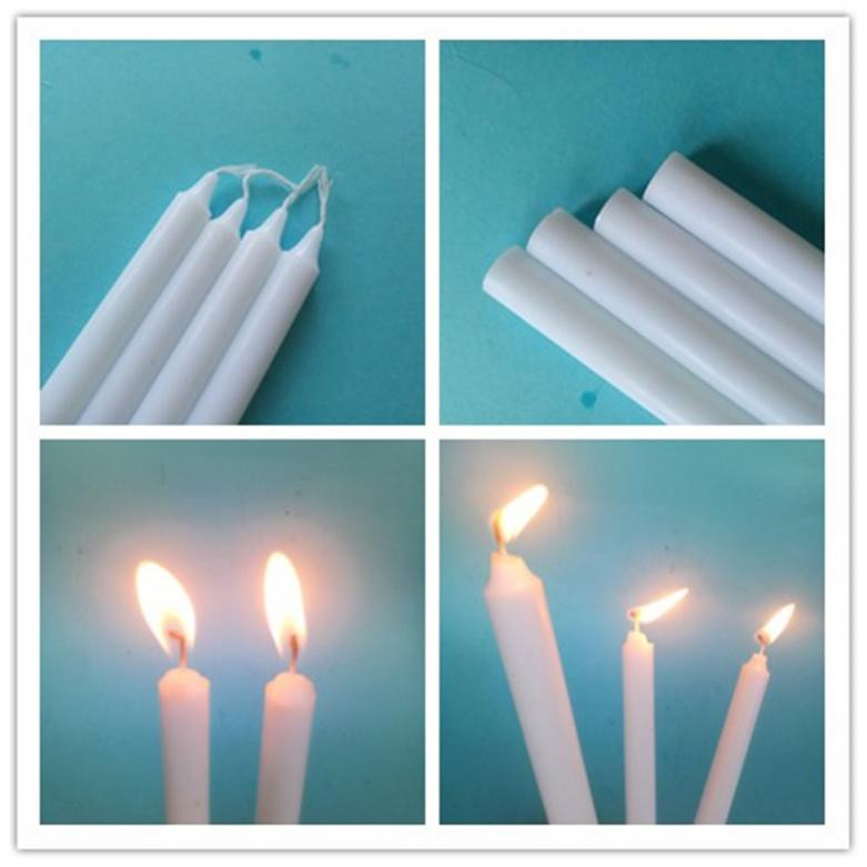 WHITE STICK CANDLE VELAS 1