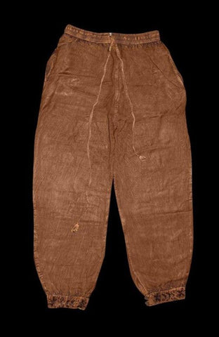 Miss Gypsy Acid Wash <a href='/flare/'>Flare</a> Pants - Brown privityboutique
