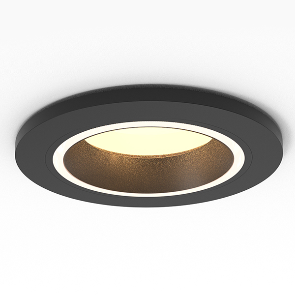 Design GU10 MR16 acrylic aluminum recessed frame ceiling spot light housing hotel office embedded round downlight fixture flush mount spotlight