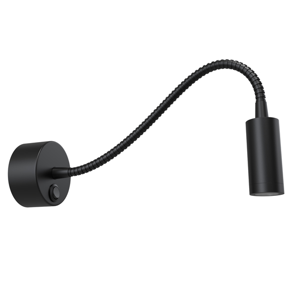 Factory Direct: Flexible Gooseneck Wall <a href='/lamp/'>Lamp</a> for Hotels and Bedrooms