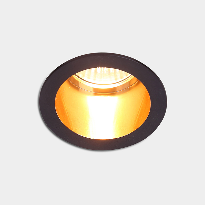 Factory Direct Anti Glare GU10 MR16 Black Aluminum Recessed <a href='/ceiling-spot-light/'>Ceiling Spot Light</a> - Ideal for Hotels and Offices.