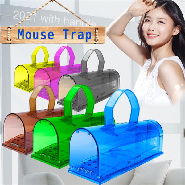 2021 new portable plastic mousetrap with handle