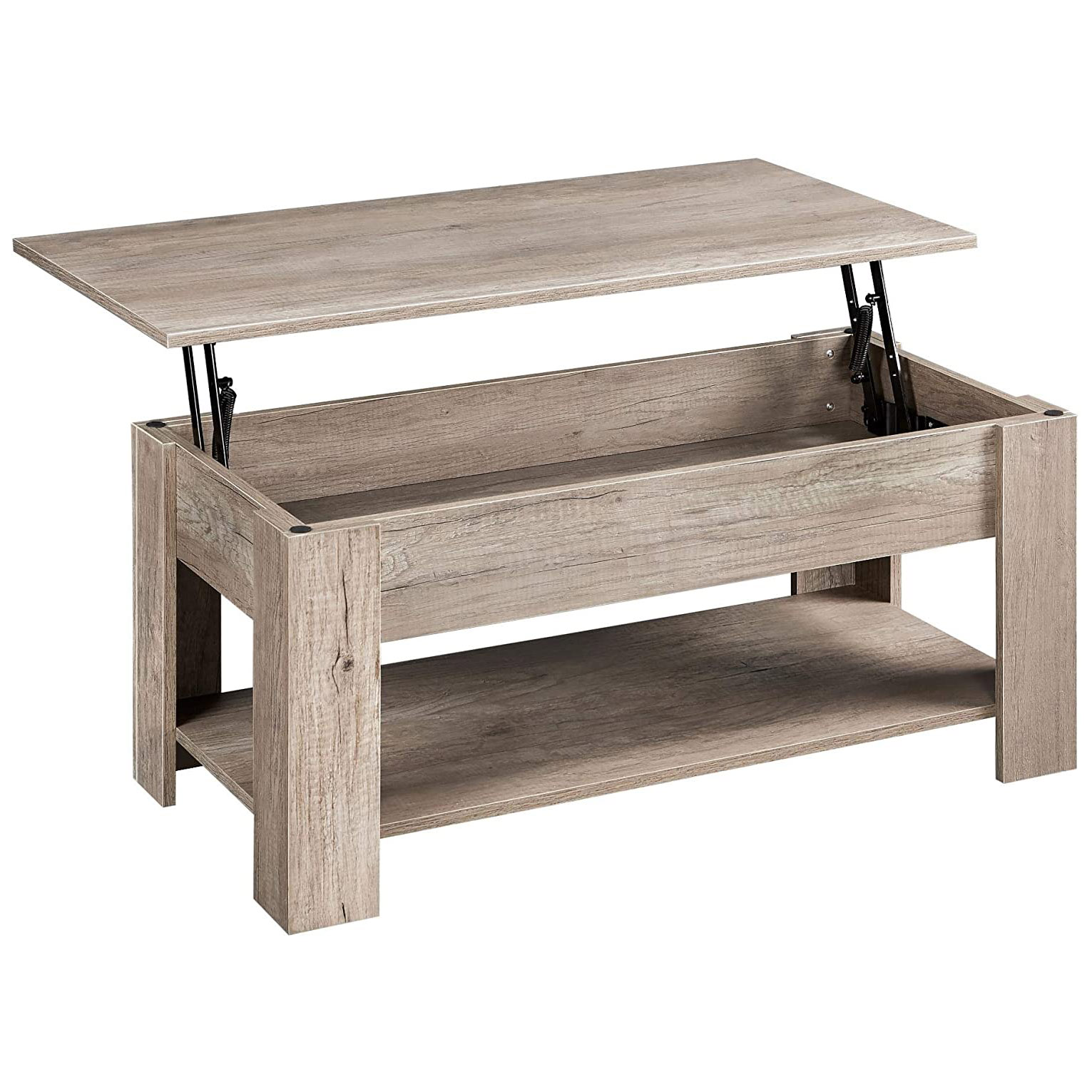 Factory Direct: Modern Square <a href='/coffee-table/'>Coffee Table</a> with Hidden Storage and Lift Up Top