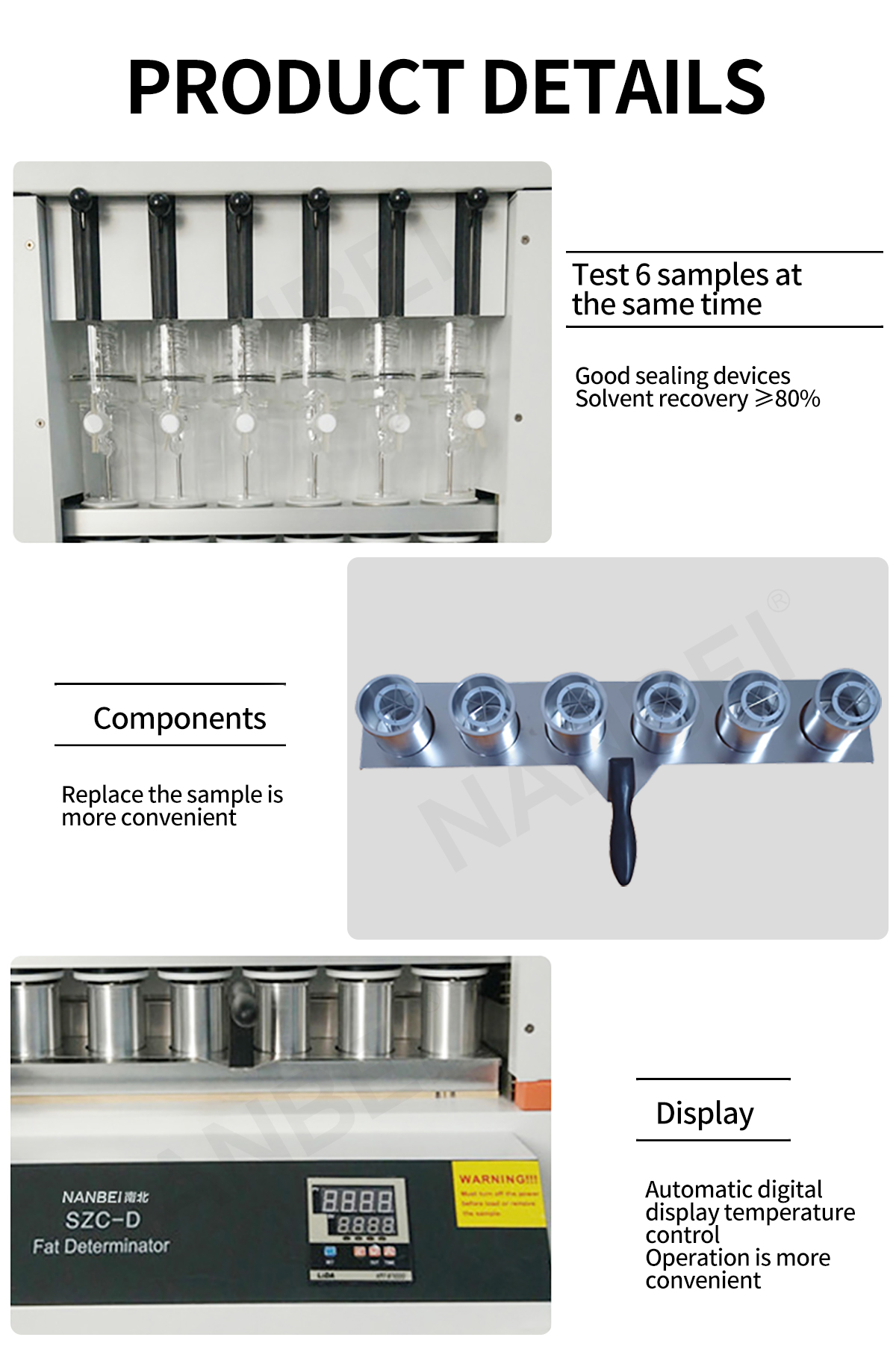 Soxhlet Extraction Fat Analyzer 1